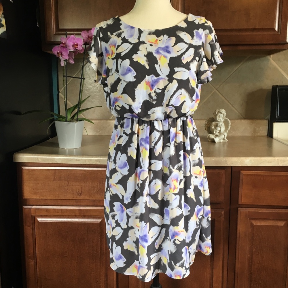 Apt 9 Spring/Summer floral dress elastic waist